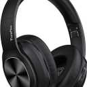 TuneFlux Wireless Bluetooth Headphones Over Ear, 80H Playtime, 3EQ Sound Modes, HiFi Stereo Headphones with Deep Bass Microphone, Foldable Bluetooth 5.3 Headsets for Smartphone/PC/Computer