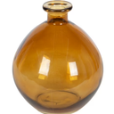Home Decor Collection 5.7" Amber Translucent Glass Indoor Tabletop Vase by Home Decor Collection