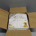 200 Pcs Gold Mr and Mrs Wedding Napkins for Reception, Cocktail, Engagement, Bridal Shower Party Decorations - Disposable