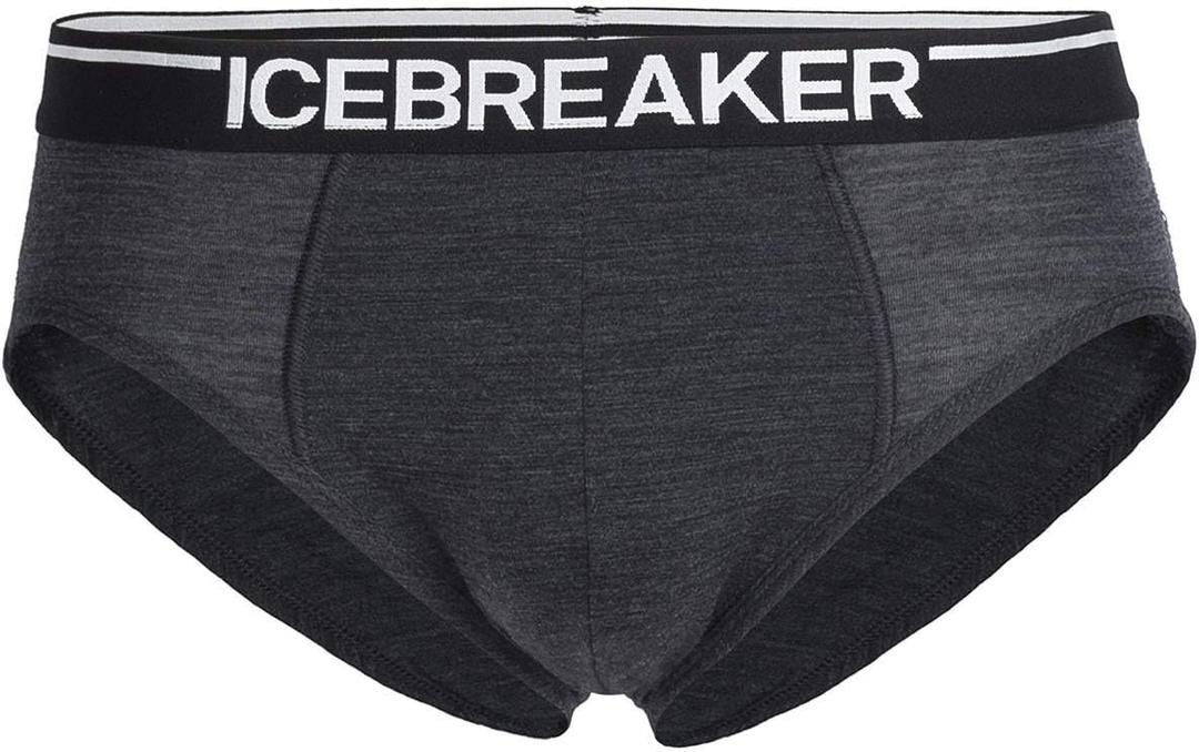 Icebreaker Merino Men's Anatomica Underwear-Briefs (Large, Jet Heather)
