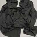 Women Sexy Off Shoulder Ruched Hollow Out Bodycon Long Pants Jumpsuit Romper Clubwear One Piece Outfits (Large, Black)