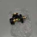 100 lb Propane Tank Gauge Adapter, Propane Gauge for 100 lb Propane Tank, Universal Fit Pol to Qcc1 Propane Tank Adapter Converts Pol to Qcc1 - Old to New Connection Type, Solid Brass (1PC)