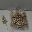 24 Pack Christmas Tree Decorations Picks and Sprays, Christmas Ornaments Artificial Glitter Berry Stems Branches Picks Twigs for Xmas Tree Vase Filler Home Holiday Decor