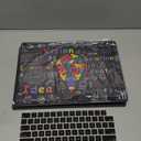 Mektron Case for M5 MacBook Pro 14 inch 2025 Model A3434 A3112 Fit 2024-2021 M4 A3112 A3401 A3185 M3 A2918 A2992 M2 A2779 M1 A2442 Pro/Max, Hard Shell Cover for MacBook Pro 14", Geometric Blackboard