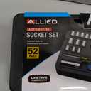 Allied Tools 66052 Socket Set with Storage Case, 52-Piece