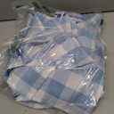 Checkered Tablecloth Rectangle, 2 Pack Gingham Table Cloths Waterproof Wrinkle Free Buffalo Plaid Table Covers Washable for Dining, Parties & Outdoor Picnic(Light Blue and White, 60"102")