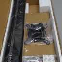 Single LCD Computer Monitor Free-Standing Desk Stand Mount Riser for 13 inch to 32 inch screen with Swivel, Height Adjustable, Rotation, Vesa Base Stand Holds One (1) Screen up to 77Lbs(HT05B-001)) (Black)