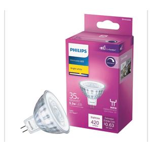 Philips Dimmable Led Bright White 35W 5.2w LED