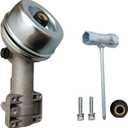 4180 640 0114 Trimmer Gear Head Gearbox Head Replacement for Stihl FS-KM FS120 FS55 FS56RCE FS85 FS89 FS91R FS70R FS94R FS111R FS131 FS91 FS131R FS240 FS250 FS260 Weed Eater Brush Cutter Part