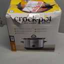 Crock-Pot 4.5 Quarts Manual Design Series Slow Cooker with 3 Manual Heat Settings Cooks Meals for 4 Plus People with Removable Stoneware Bowl, Silver