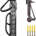 Eletric Scooter Rack Wall Mount,Scooter Hangers for Indoor,Garage,Shed, Vertical Hook Holder for Bike,Electric Scooter,Kid Scooter, Heavy Duty Holds Up to 60 lbs