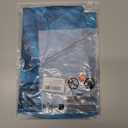 qdl Floral Tie Dye Tube Top Women Y2k Strapless Tops Ruched Sleeveless Strapless Crop Tank (Blue, XL)