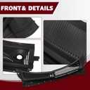 Windshield Wiper Cowl Grille Panel for 2011-2016 Ford F250 F350 F450 F550 | Front Window Wiper Cover Insert Panels, Left and Right Pair, Replaces BC3Z-25022A68-AA, BC3Z-25022A69-AA