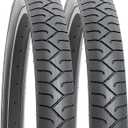 YUNSCM 2-PCS 27.5" Bike Tires 27.5 x 3.0/76-584 Compatible with 27.5x3.0 27.5X3 Fat E-Bike Bicycle Tires (Y-1009)