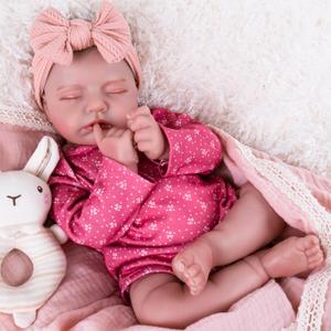Aori Reborn Baby Dolls Girl - 20-Inch Lifelike Newborn Baby Doll, Realistic Girl Doll, Great Gift Set for Kids, Parents-to-be, Grandparents (Rose Red)