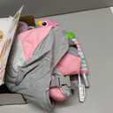 Bright Starts Pink Paradise Portable Baby Bouncer with Vibrating Infant Seat and -Toy Bar, Max Weight 20 lbs., Age 0-6 Months