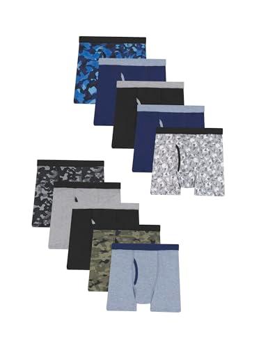 Hanes Boys And Toddler Underwear, Comfort Flex Comfort Soft Briefs, Boxer, Multicolor - 10 Pack, Large US