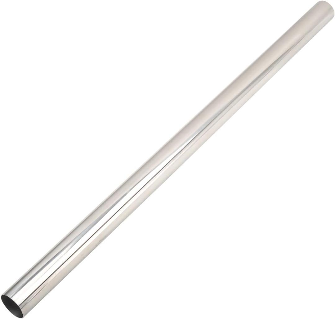 OD 3'' Inch 48 Inch Length Straight DIY Custom Mandrel Exhaust Pipe Tube Pipe,Industrial Pipes,T304 Stainless Steel,Universal Fit,3''(76MM) OD Mandrel Straight Pipe-1PC