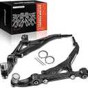A-Premium 2 x Front Lower Control Arm, with Ball Joint & Bushing, Compatible with Honda Civic 1992-1995, Civic del Sol 1993-1997, Acura Integra 1994-2001