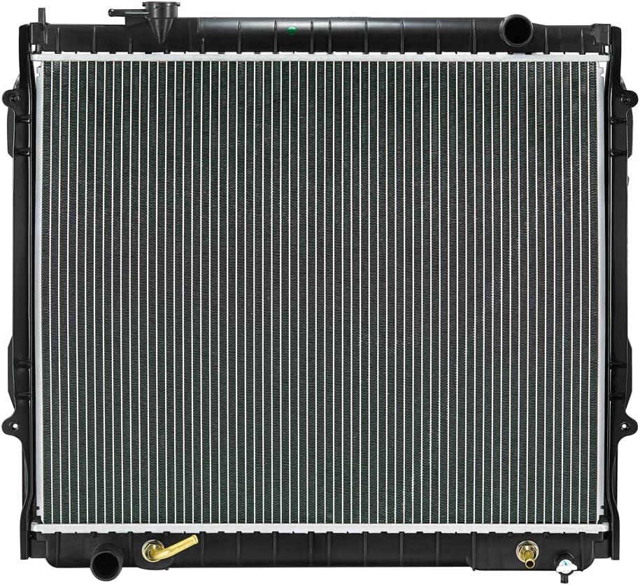 SPELAB Radiator Replacement CU1778 - Fits 1995 1996 1997 1998 1999 2000 2001 2002 2003 2004 Compatible with Toyota Tacoma - Engine: V6 2.4L, 2.7L, 3.4L - Drive: RWD, 4WD