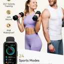 Fitness Tracker, Smart Watches for Women Men with Heart Rate/SpO2/Sleep Monitor, IP68 Waterproof Fitness Watches for Women Men, Step Tracker & Smart Watch for Android iPhone,Pedometer Watch, Gift