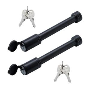 Hitch Receiver Pin Lock, Trailer Hitch Receiver Lock with 5/8" Pin, for Class III IV 2" and 2-1/2" Receiver on Trailer, Truck, Car, Boat,