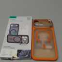 ESR for iPhone 17 Pro Max Case with Stash Stand, Camera Control Cover Compatible with MagSafe, Military-Grade Drop Protection Magnetic Phone Case, Scratch-Resistant Back Cover,Frosted Orange