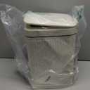 rejomiik Small Bathroom Trash Can with Lid Slim Soft Close Garbage Can Step Wastebasket Container Trash Bin for Office Bedroom Kitchen Living Room (2.6 Gallon Cream)