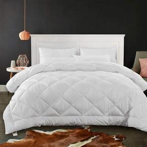 Cozynight Soft King Size Comforter-Down Alternative Comforter Quilted Duvet Insert with Corner Tabs-Lightweight Breathable Machine Washable Diamond Stitching(White,106"X92")