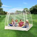 All Weather Sports Tent, 71 * 71 * 65in with Carry Bag, 1-3 Persons Shelter, All Weather Sports, Rainproof and Windproof Camping for Game Days, Camping Parties & Hiking, Sport Event (Beige)