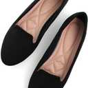 SAILING LU Women Round Toe Flats Comfortable Fashion Ballet Flat Shoes for Women Dressy Slip-ons Loafers (8.5)