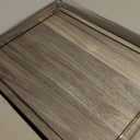 Large Cake Stand with Lid, 17 Rectangular Multi-Functional Cake Holder, Acacia Solid Wood 2-in-1 Dessert Table Display Set, Charcuterie Board for Cheese ,Fruit Platter, Acrylic Cake Dome Cover