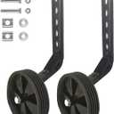 Mehome Training Wheels for 12 14 16 18 20 Inch Kids Bike Heavy Duty Training Wheels are for a Single Speed Bicycle (Black)