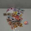Cindeer 24 Pairs Flower Sunglasses Kids DIY Round Boho Flower Sunglasses Set Includes 100 Pcs Daisy Charm 416 Letter Beads and Glue for Kid Girls Party Favors Gifts Supplies