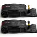 Fincci 29 x 2.1/2.2/2.3/2.35/2.4/2.5/2.6 Inch Bike Inner Tube  48mm Presta or Schrader Valve  Butyl Rubber  Fits Mountain & Hybrid Bikes  Pack of 2