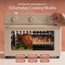 Our Place Large Wonder Oven | 6-in-1 Stainless Steel Air Fryer Toaster Oven Combo with Basket, Rack, Pan & Tray | 3-Rack, 32 QT, Large Capacity - Toast, Roast, Bake, Reheat, Broil & Steam | Steam, 31.7 Quarts