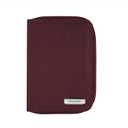 Travelon RFID Blocking Passport Zip Wallet (4.5W x 6H x 0.75D, Dark Bordeaux)