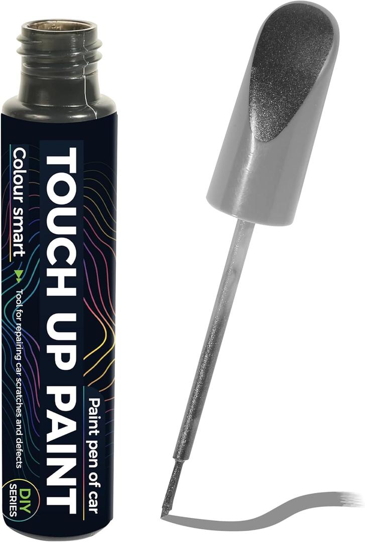 5 x RACOONA Paint Pen,Car Accessories Touch Up Paint Pen,Car Paint Scratch Repair,Car Scratch Remover Pen,Touch Up Paint Pen for Cars,Car Touch Up Paint Pen,Deep Scratches for All Types of Cars (Gray)