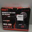 AWT 100A Handheld MIG Welder Machine,110V Flux Core MIG Welder Machine,Portable Gasless MIG Welding Machine,Hand Held Inverter Wire Feed Welder