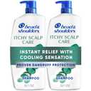 Head & Shoulders Anti-Dandruff Shampoo and Conditioner with 1% Pyrithione Zinc, Eucalyptus for Itchy Scalp Care 2-in-1 Twin Pack, Flake Control and Refreshed Scalp, 32.1 fl oz Each