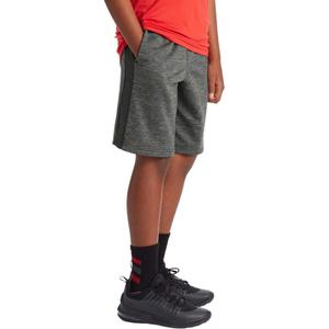 C9 Champion Boys' Tech Terry Woven Pieced Shorts, Concrete Heather/Charcoal, X-Large
