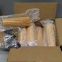 Ruisita 8 Pieces Furniture Couch Legs 6 Inch Round Solid Wood Sofa Legs with M8 T-Nuts Natural Wooden Couch Legs Replacement Leg for Armchair Cabinet Chair Mid Century Modern Dresser, Natural Wood