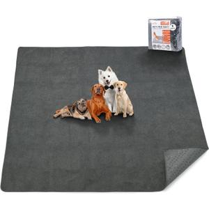 Washable Pee Pads for Dogs, 60x60 Reusable Whelping Pads, Absorb Dog Mats Non-Slip Puppy Training Pads for Whelping, Potty, Training, Playpen, Crate