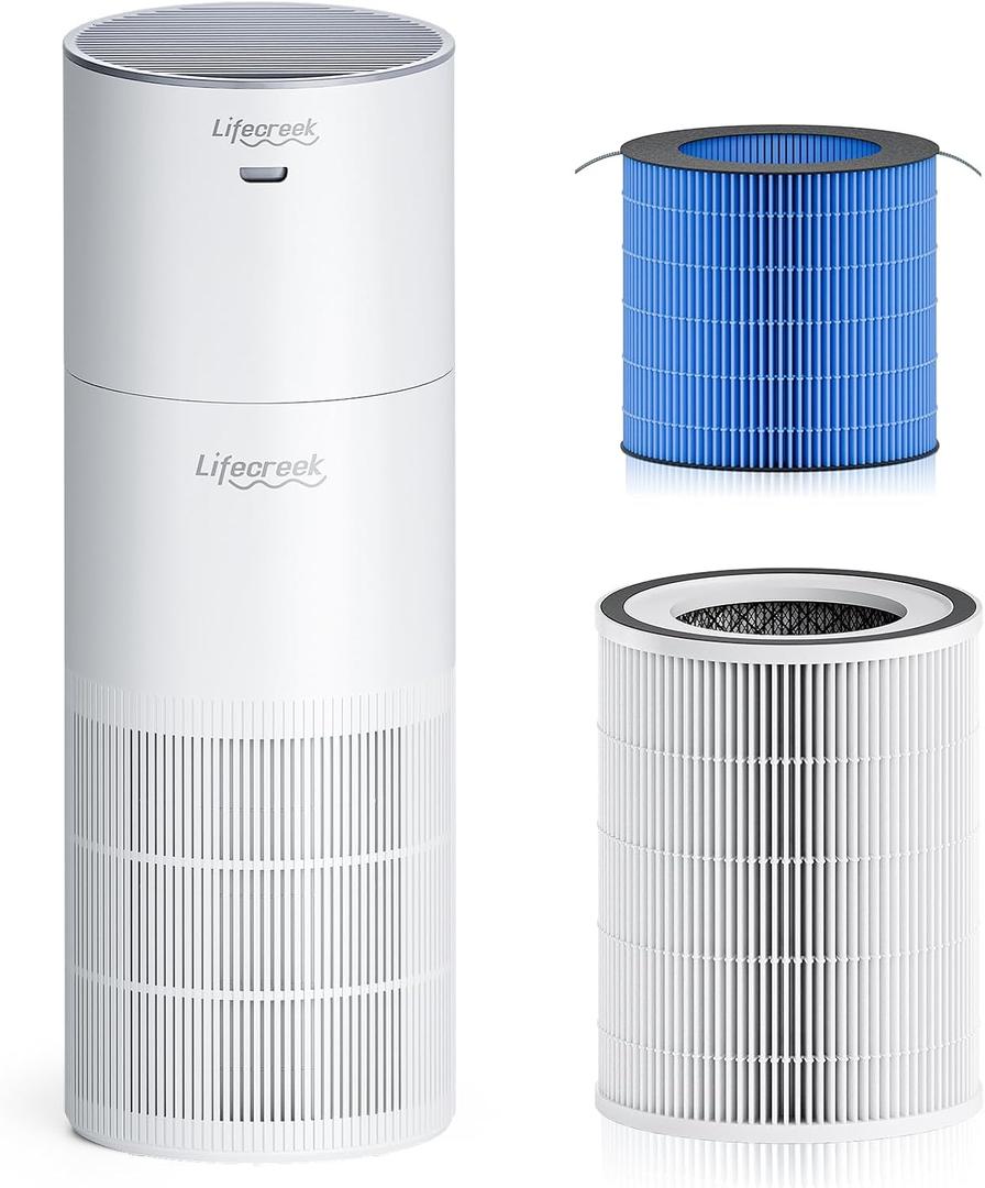 Air Purifier And Humidifier Combo For Large Room Up to 1084 Ft, 3-Stage Filter Humidifier and Air Purifier in One With WIFI Control - 22Db(Humidification cannot be used alone) (HH-2419-1)