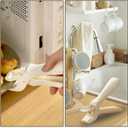 2 x 2-Pack Hot Plate Gripper Tongs for Safely Handling Hot Plates, Bowls, Pizza Pans, Air Fryers, and Microwave Oven Dishes