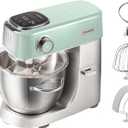 Hauswirt Stand Mixer 5.3QT XL Large, 4.5" LED Touch Screen Electric Household Stand Up Mixer, Standing Mixer 11-Speed, Dough Cake Bread Mixer Lake Green