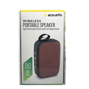 Acoustix Wireless Portable Stereo Sound Speaker, Burgundy