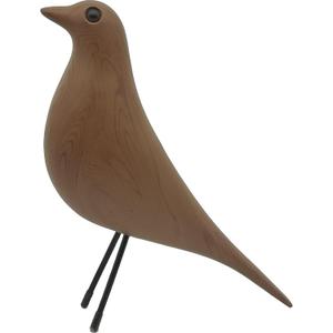 Mid-Century Home Dcor House Bird - Office House Desk Dove Sculpture Pigeon Ornament Arts Gift Replica (Wood Color)