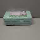 Gogreen 100% Cotton Super Soft Towels Pack of 6, Contains 2 Bath 27"x55", 2 Hand Towels 14"x30" & 2 Washcloths 14"x14", Lightweight and Highly Absorbent Quick Drying(Spa Blue)