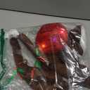 Christmas Reindeer Antlers Car Decoration Kit, LED Multicolor Lights Nose Vehicle with Jingle Bells Rudolph, Auto Holiday Accessories for SUV Van Truck Decor